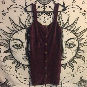 NWT No Boundaries Faux Velvet Dress (L)